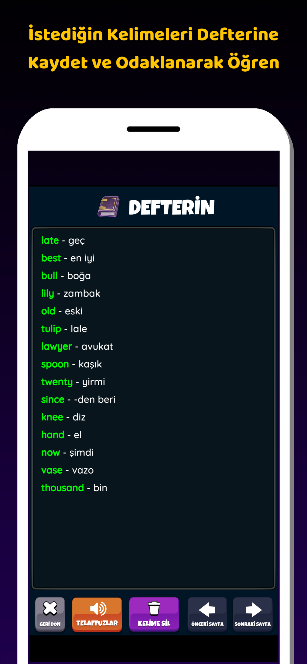 English Word Match Game