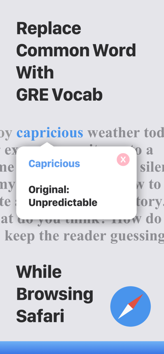 GREify: GRE Vocab Replacer Screenshot 1 of 6