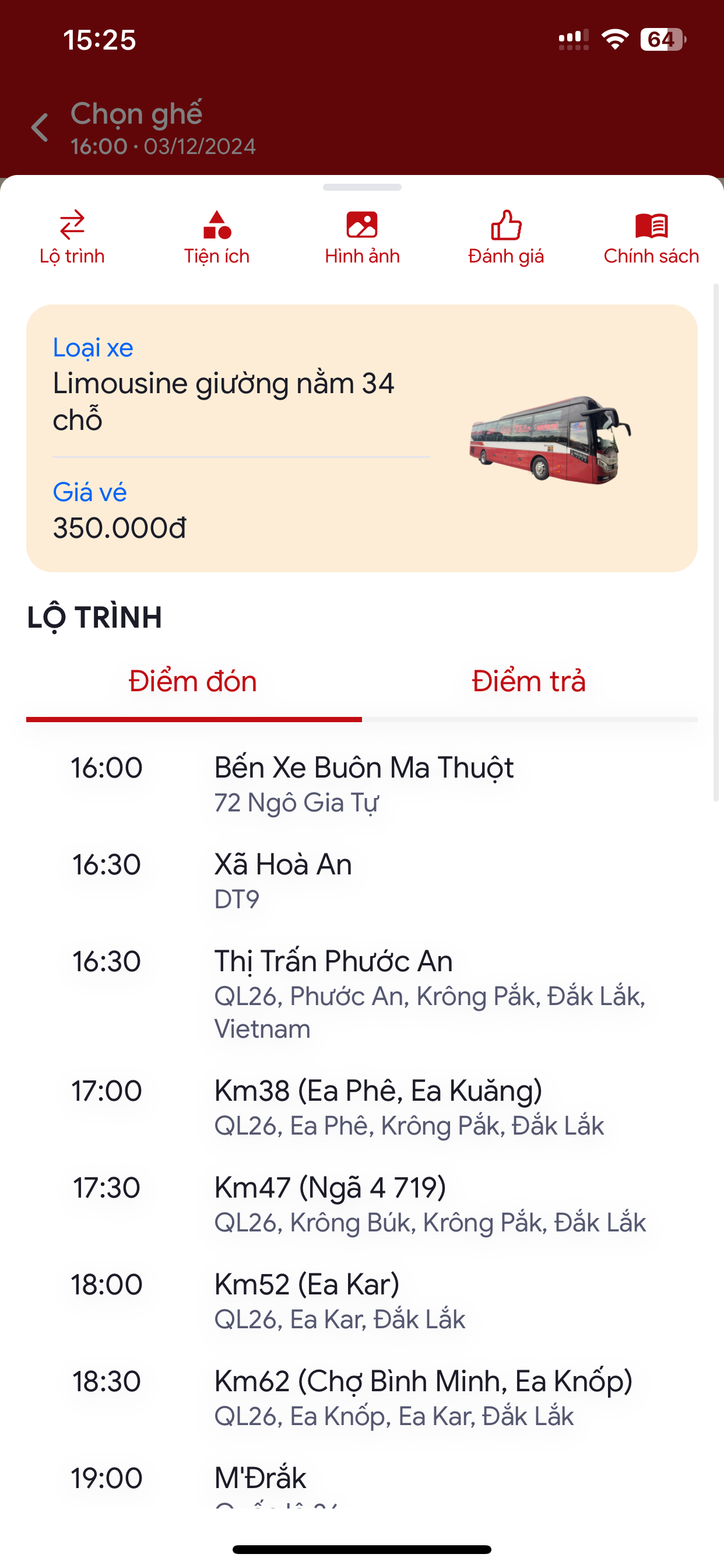 Nhà xe Quý Thảo Đà Nẵng screenshot 5