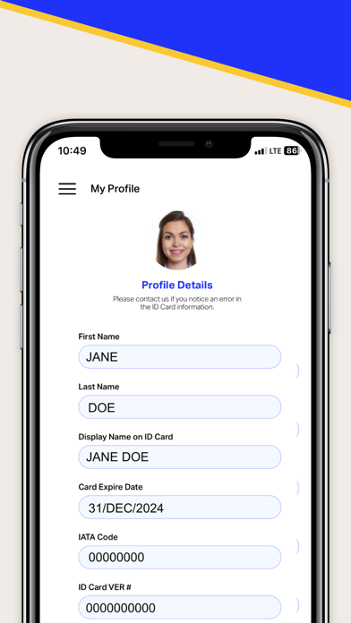 ID Card Benefits Screenshot