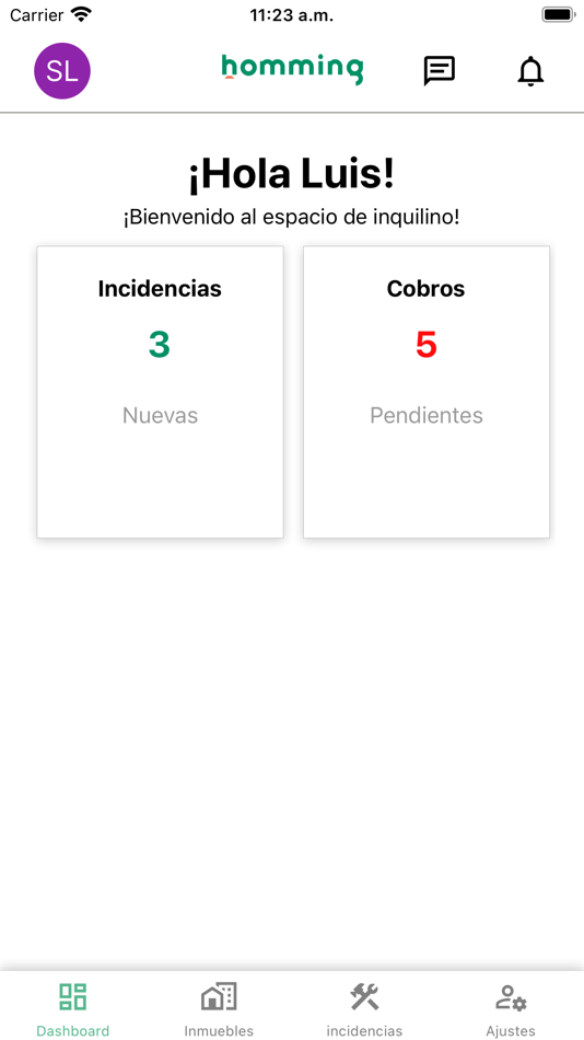 #2. homming (iOS) De: homming