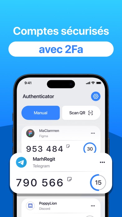 Screenshot #1 pour Authenticator 2Fa - Verify App