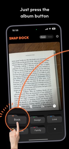 SNAP DOCK - Shoot to Sort iPhone screenshot