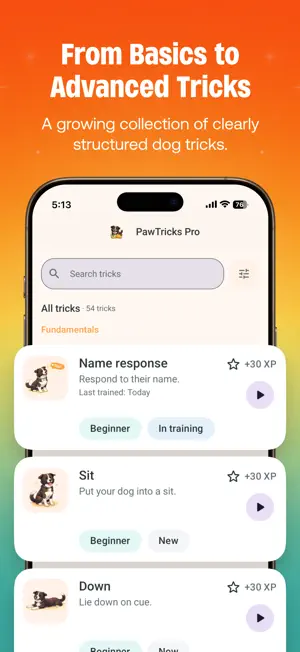 PawTricks - Dog Trick Training screenshot 3