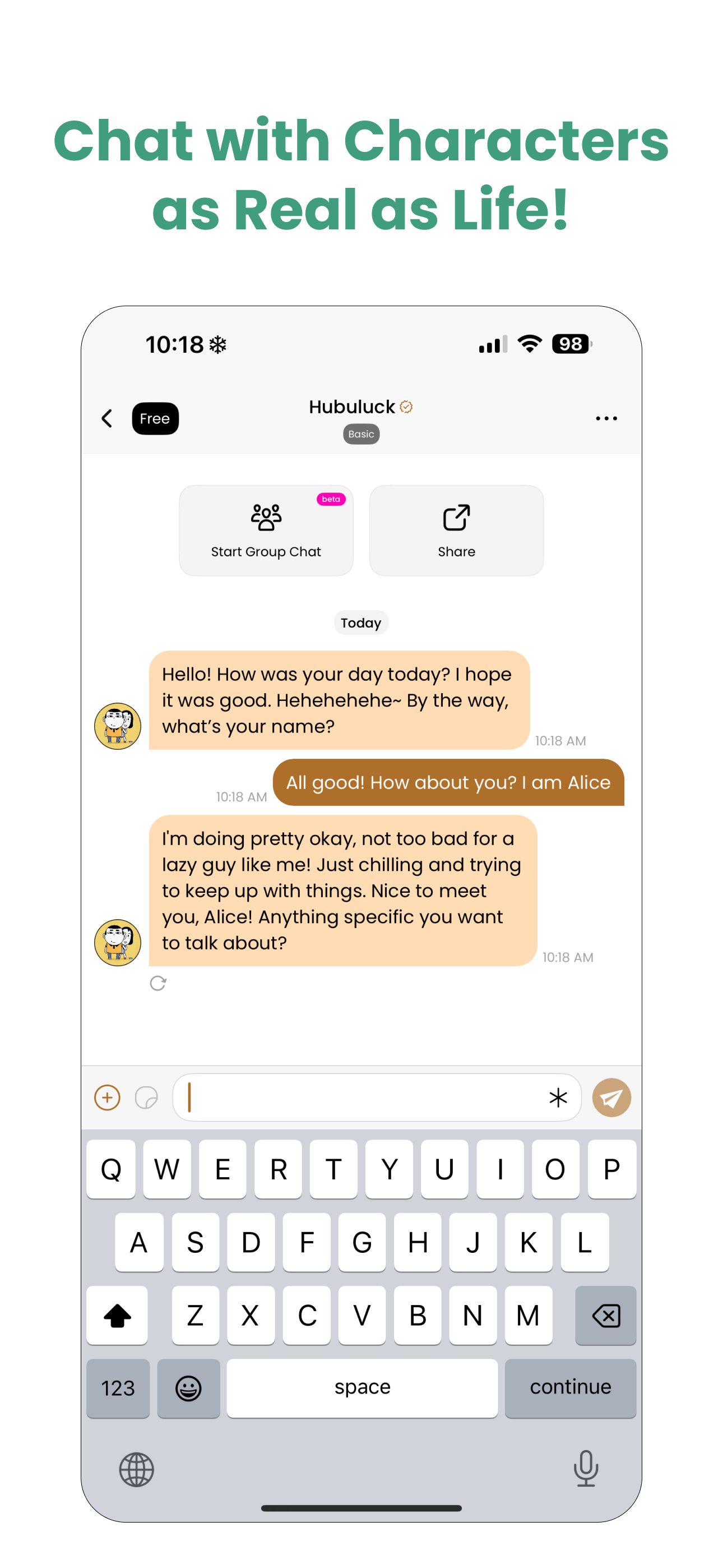 Stipop: AI Chat·Text·Friend