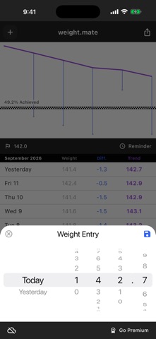 weight.mate Screenshot 4 of 7