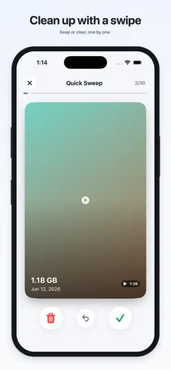 Capture d'écran de Sweep: Storage Cleaner sur iPhone 3