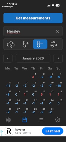 Historic Weather screenshot