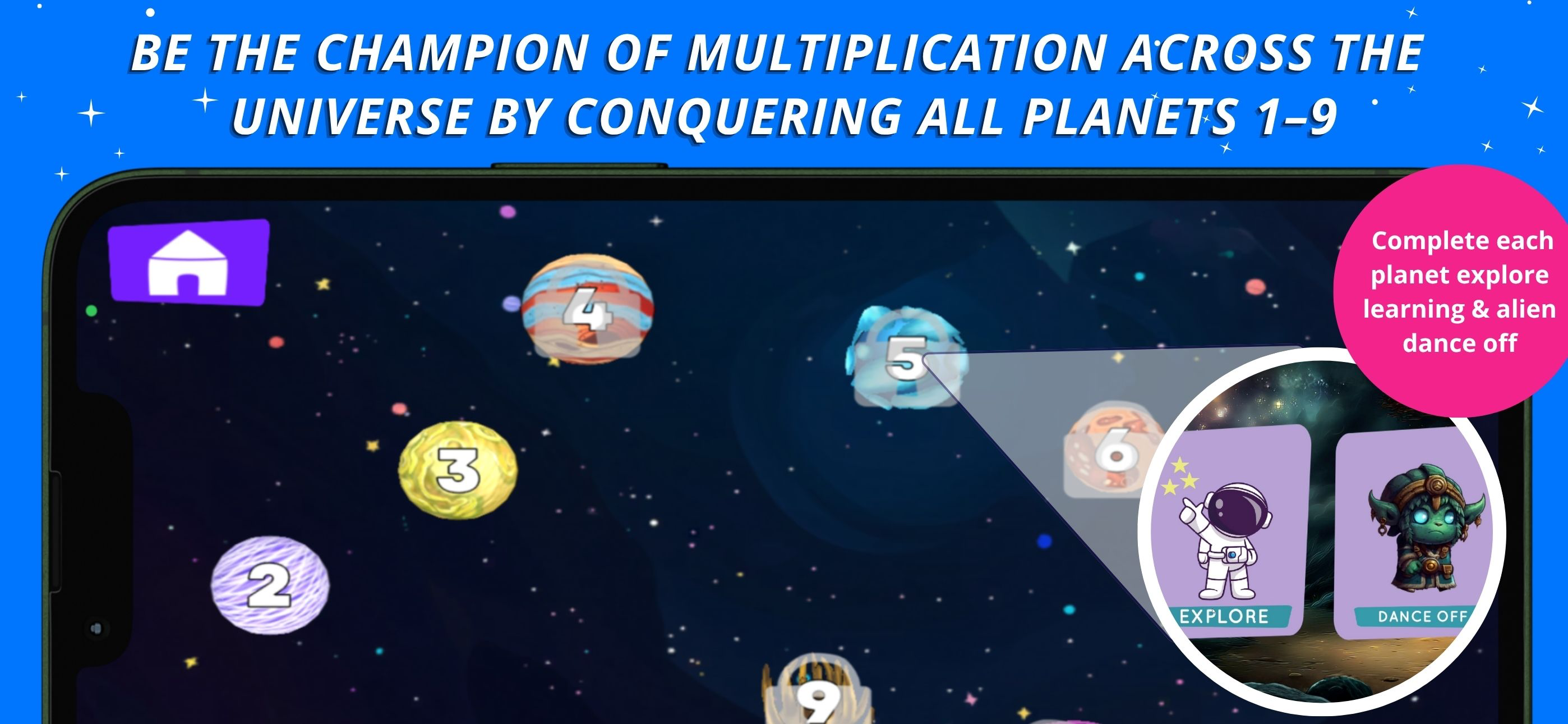 Times Tables: AR Space Game screenshot 4