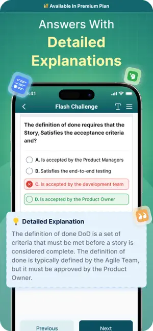 SAFe Product Owner Exam Pass screenshot 4