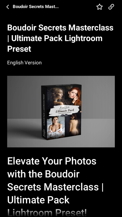 Boudoir Secrets Masterclass Screenshot