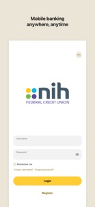 NIH Federal Credit Union screenshot #1 for iPhone