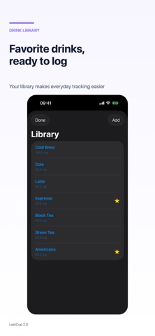 CaffeineClear : LastCup iPhone screenshot