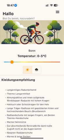 Velo Wear - Was anziehen? screenshot