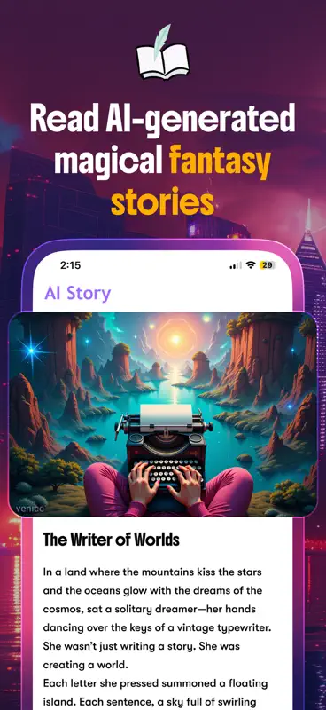 Novel AI - AI Story Generator screenshot 2 of 9