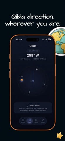 Noortime - Prayer & Qibla Screenshot 3 of 5