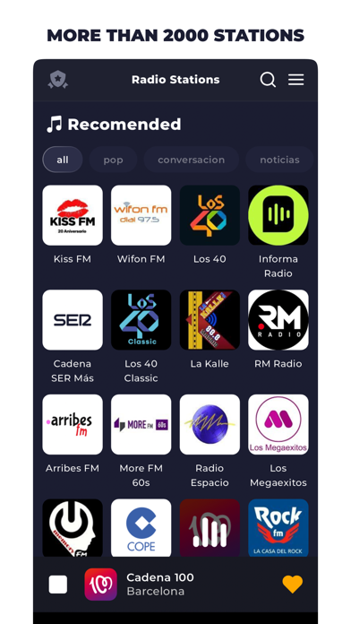 Radio Spain - Listen Live Screenshot