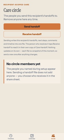 Care Handoff: Caregiver Log Screenshot 3 of 10