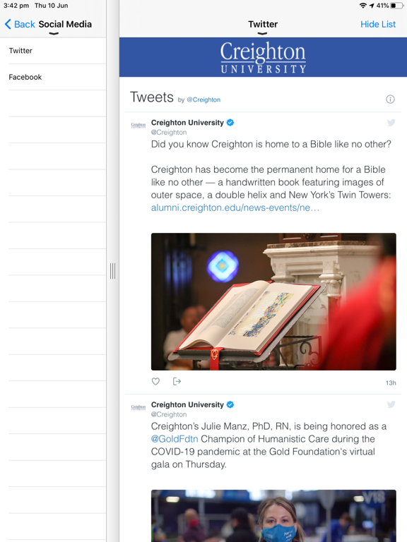 Screenshot #5 pour Creighton University