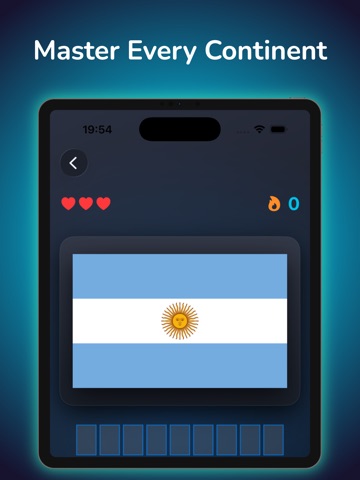 World Geography: Flags Quiz iPad screenshot