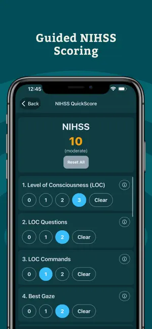 StrokeTimer - NIHSS & DTN screenshot 3