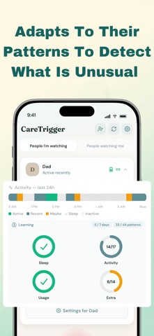 CareTrigger - Senior Safety iPhone screenshot