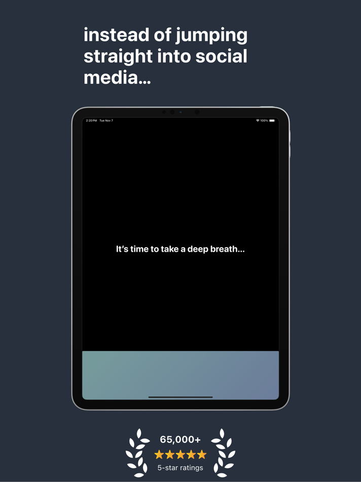 #2. one sec | screen time + focus (iOS) De: riedel.wtf apps S.L.