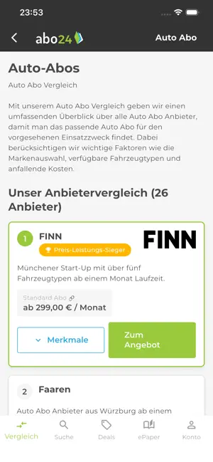 abo24 – Abo Preisvergleich screenshot 3