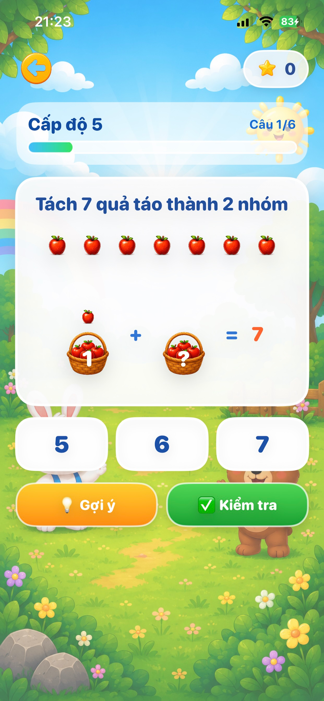 Toán Tách Gộp screenshot 5