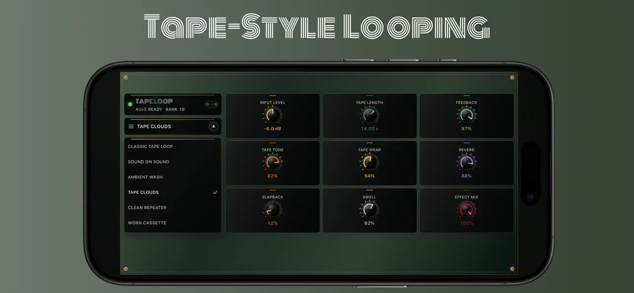 Screenshot #1 pour Tape Loop Machine