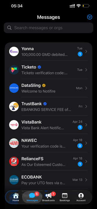 DataSling - Notifire Screenshot 2 of 7