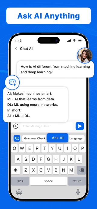 AI Keyboard - Chatbot, Grammar Screenshot 2 of 4