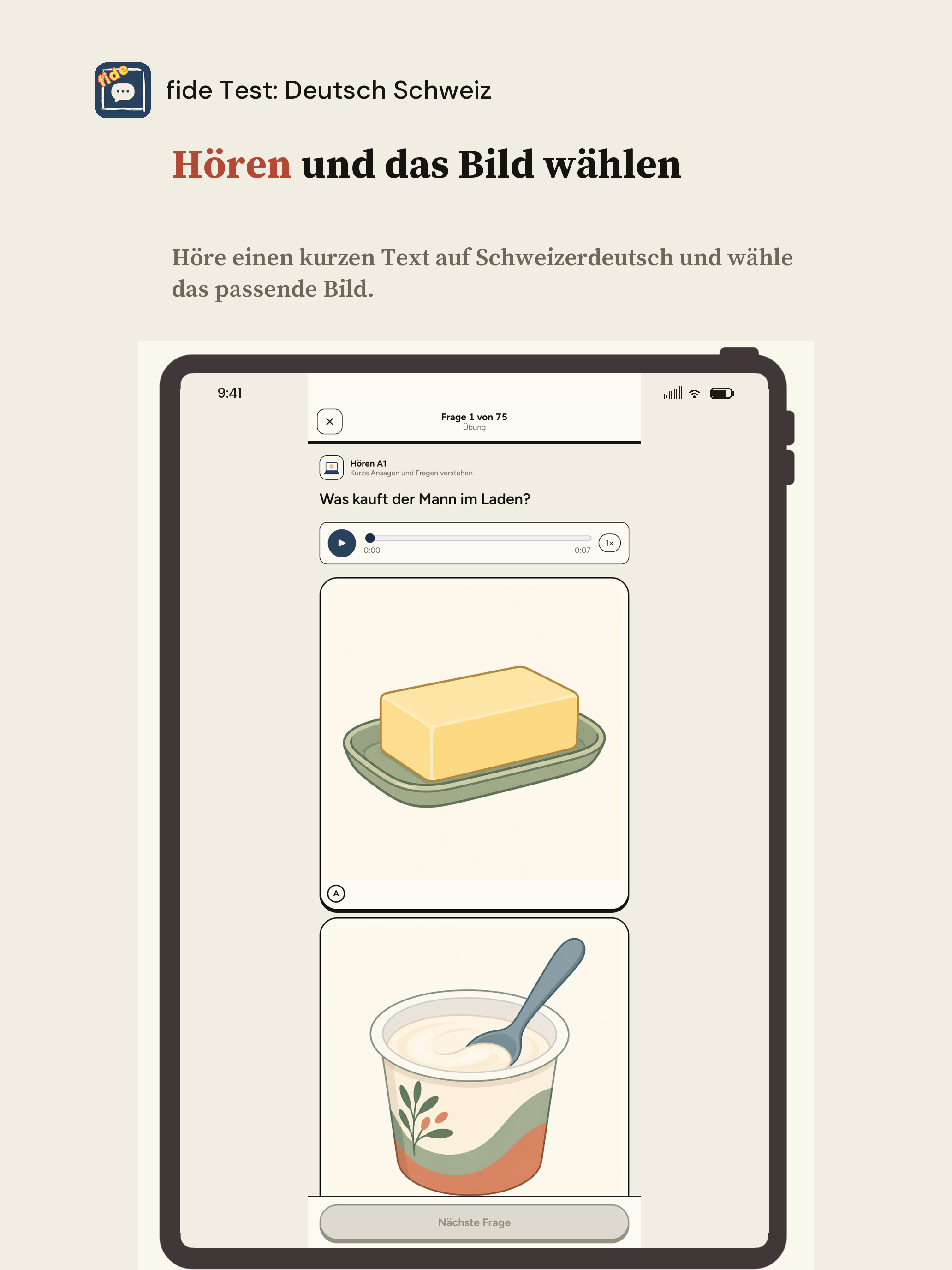 fide Test: Deutsch Schweiz screenshot 10