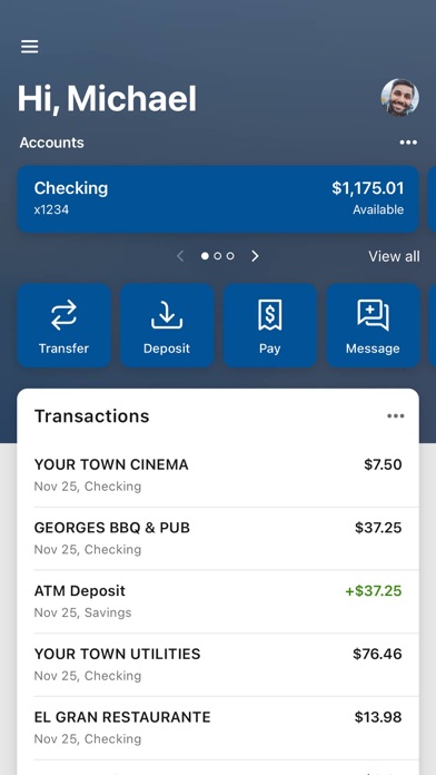 Chelsea State Bank Wallet Screenshot