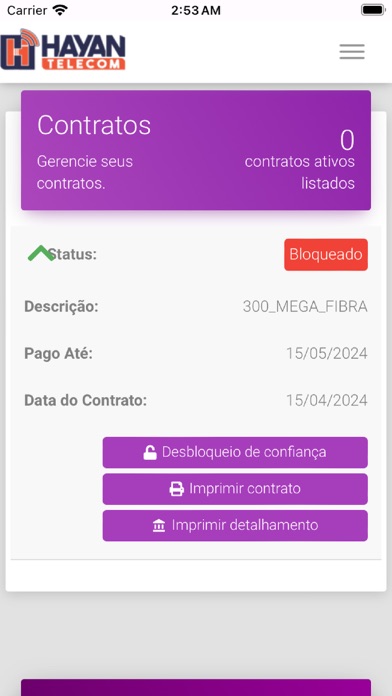 Hayan Telecom Screenshot