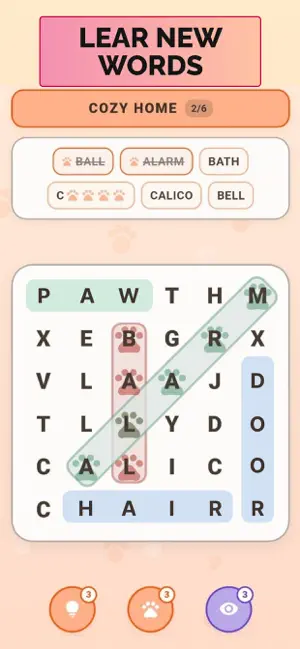 Word Search Puzzles: Meoword screenshot 3