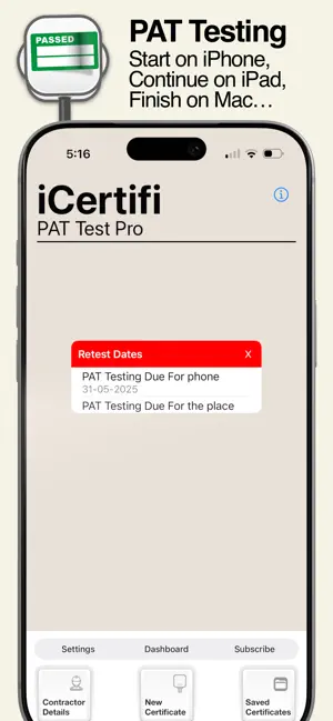PAT Test Pro screenshot 1