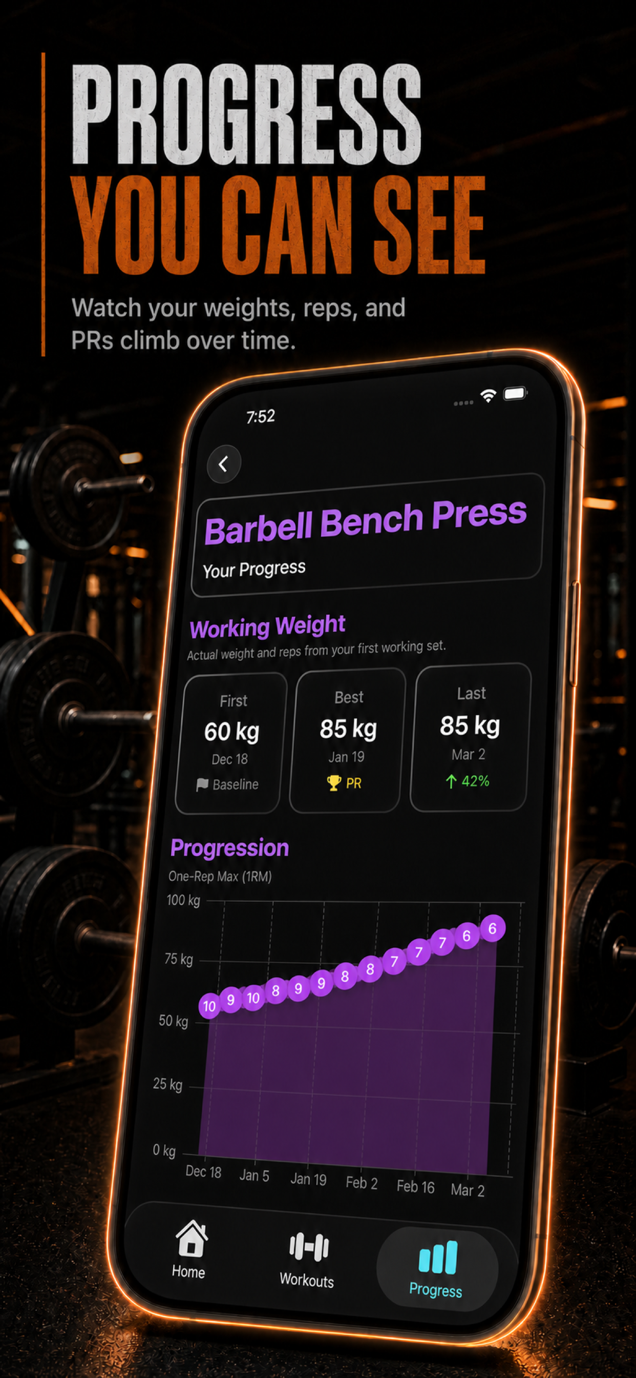 GetJacked: Beginner Gym Plan screenshot 5