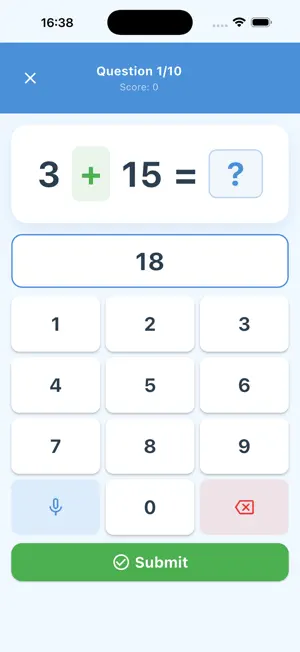 MathChirp - AI Math practice screenshot 1