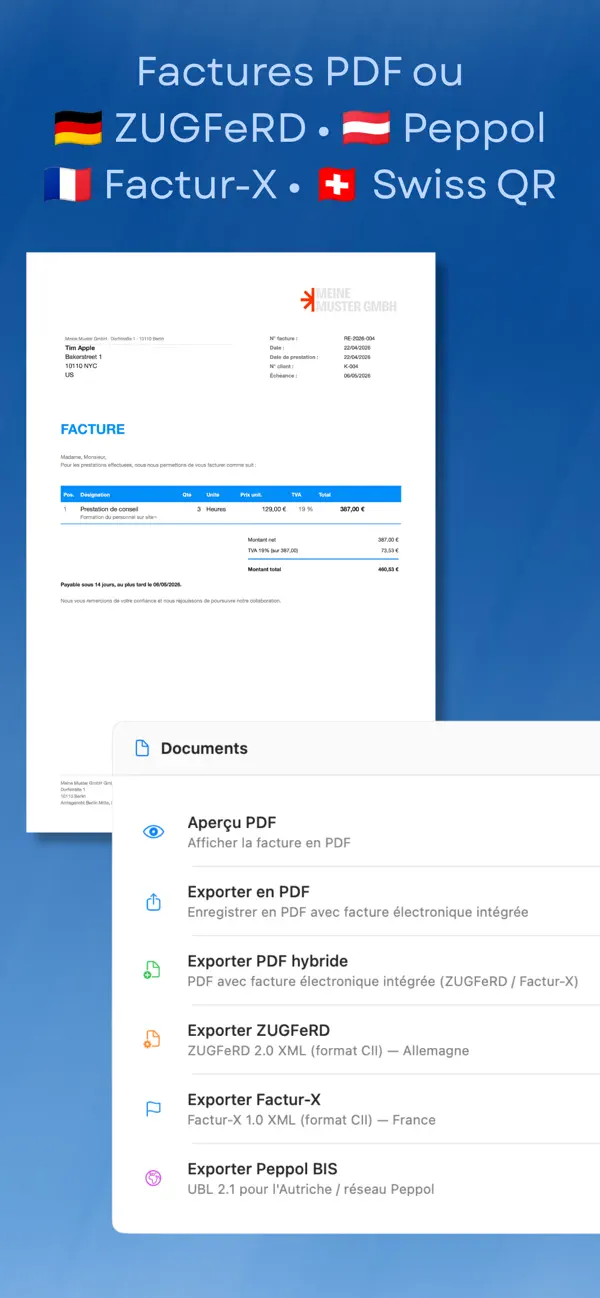 Screenshot #2 pour Facture Directe : Devis
