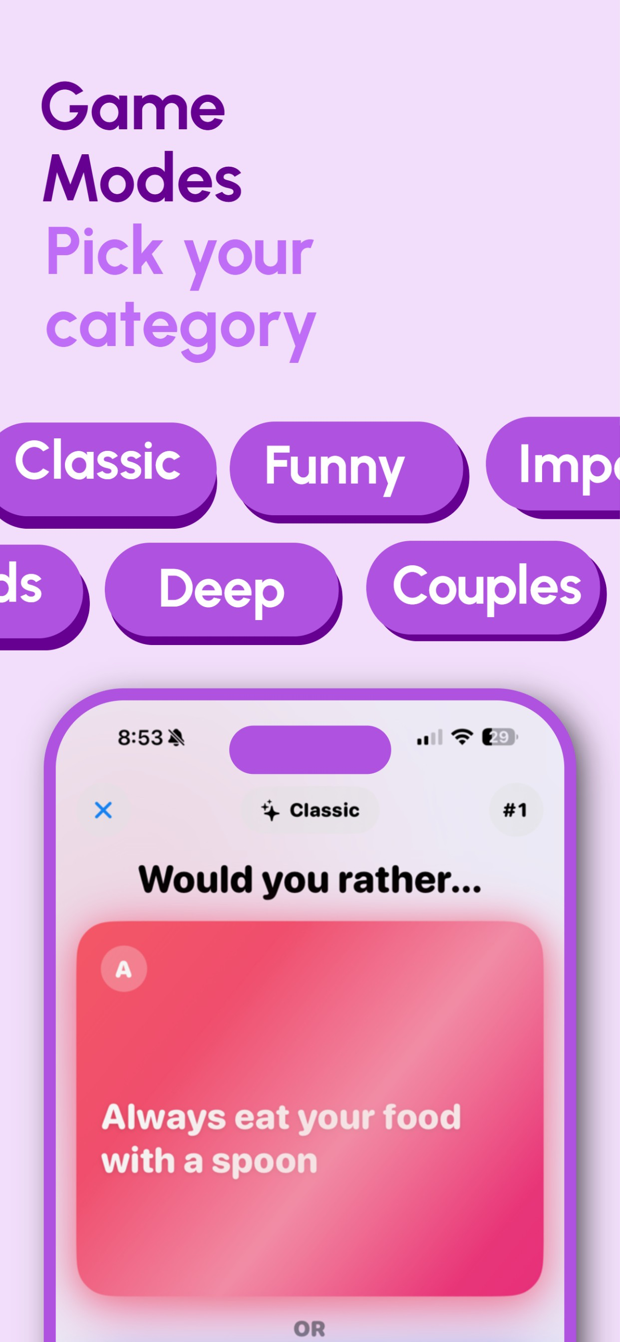 Would You Rather Gametime AI screenshot 4