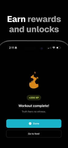 Huddle: Workout With Friends iPhone screenshot