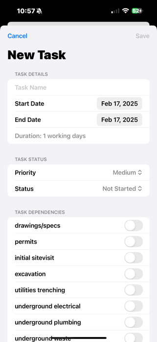 Construction Workflow Screenshot 3 of 4