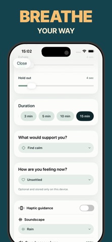 Breather Coach: Box Breathing iPhone screenshot