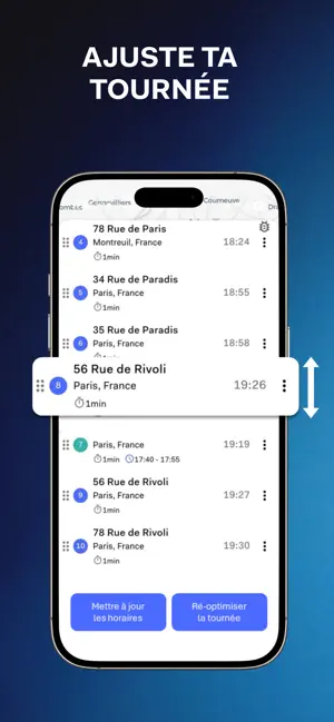 Laskar Optimiseur de Tournées iPhone screenshot 4