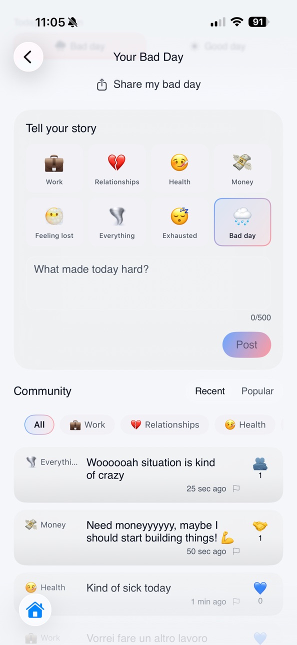 iPhone screenshot
