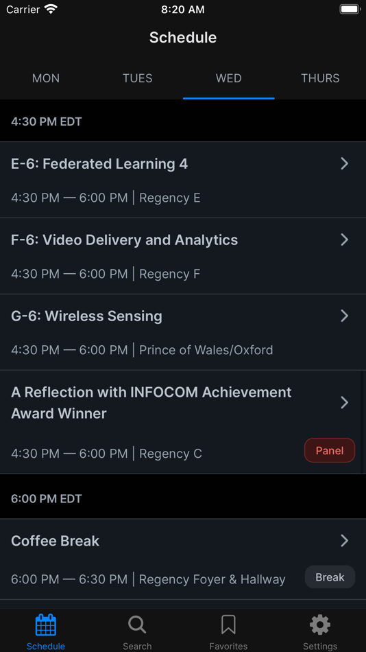#7. IEEE INFOCOM (iOS) Por: Duetone Corporation