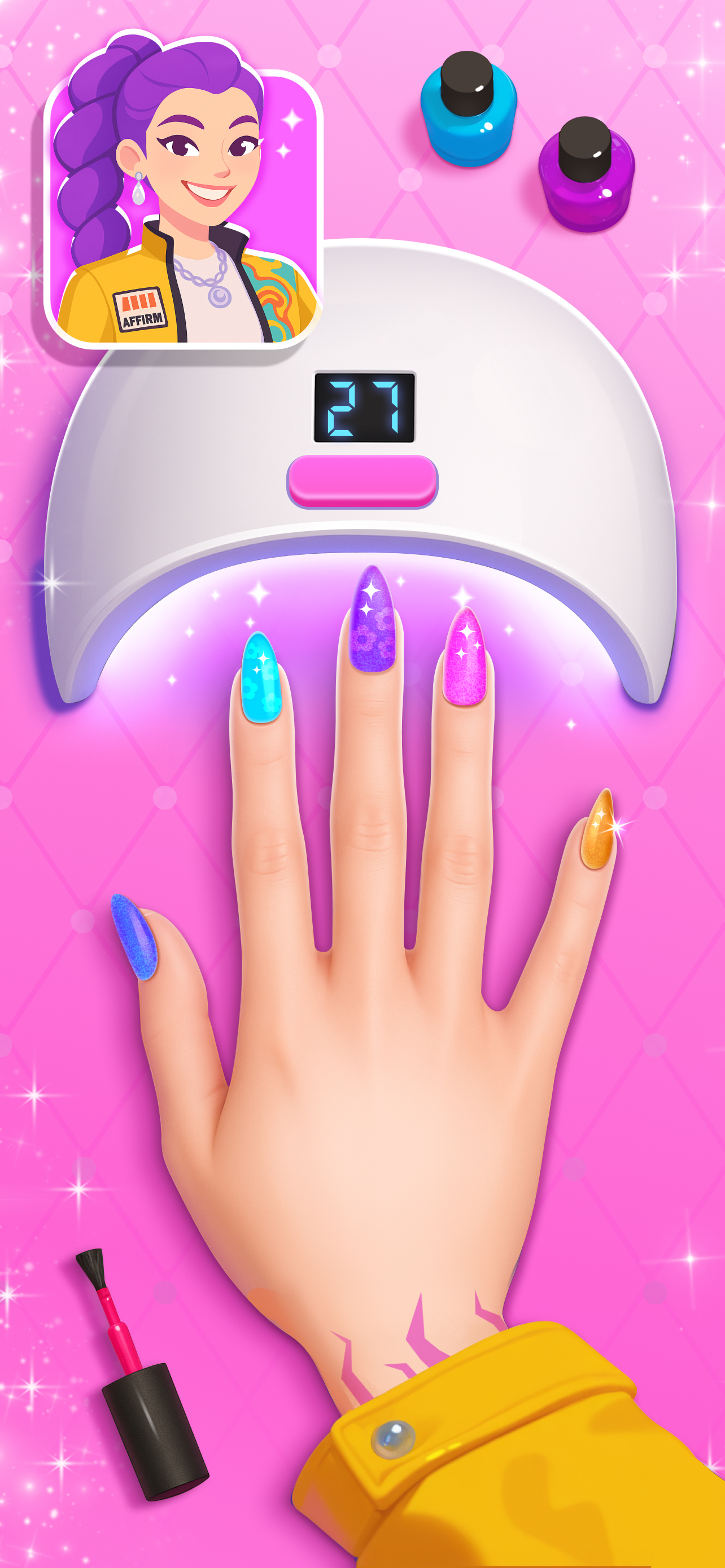 Nail Salon Games for Kids 2-5