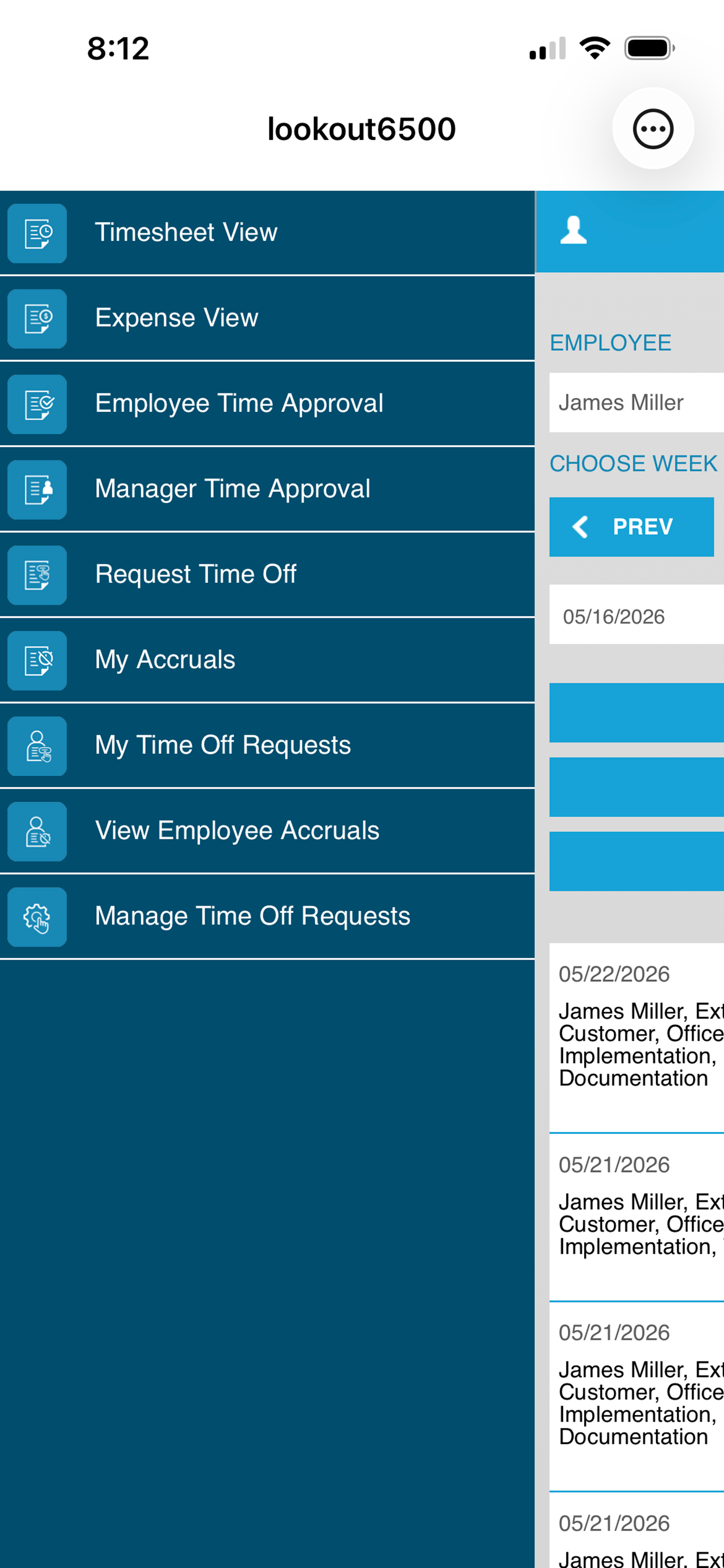 Office Timesheets Mobile screenshot 2
