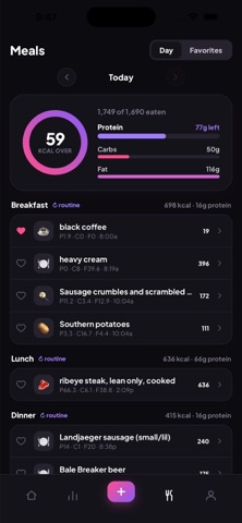 Ancel - AI Food Tracker Screenshot 8 of 9